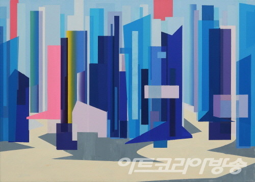 도시의 순간들10_91.0x65.2cm_Oil on canvas_2022 _ 김용호