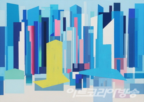 도시의 순간들8_91.0x65.2cm_Oil on canvas_2022 _ 김용호