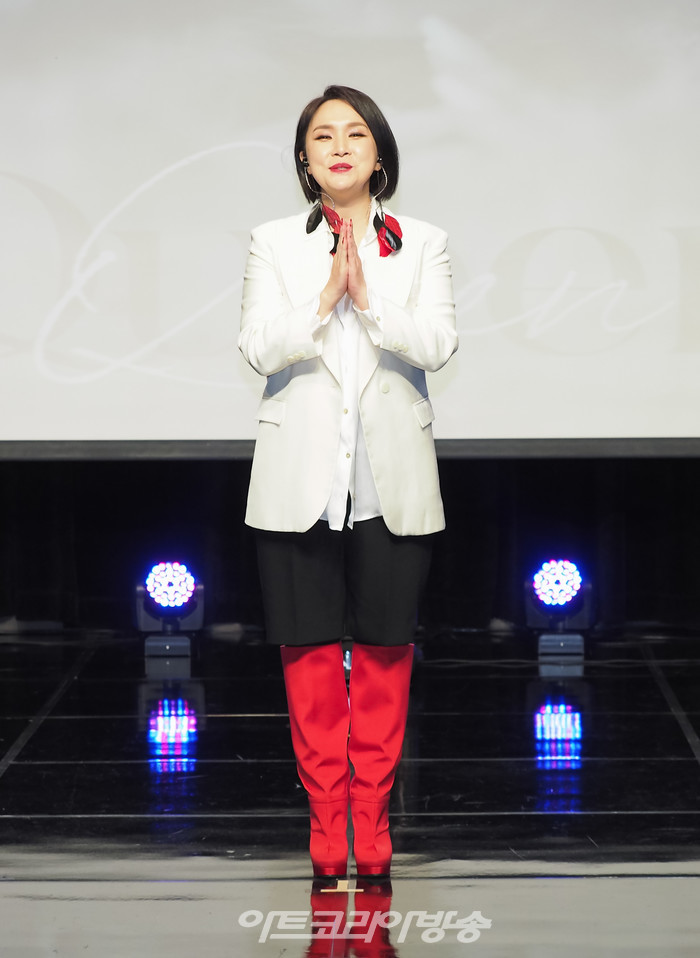 이지영 신곡 '퀸(Queen)' 발매 기념 쇼케이스. 2022.12.22 사진 ⓒ아트코리아방송 이용선 기자​