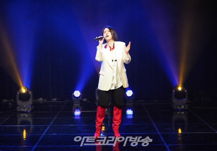 이지영 신곡 '퀸(Queen)' 발매 기념 쇼케이스. 2022.12.22 사진 ⓒ아트코리아방송 이용선 기자​