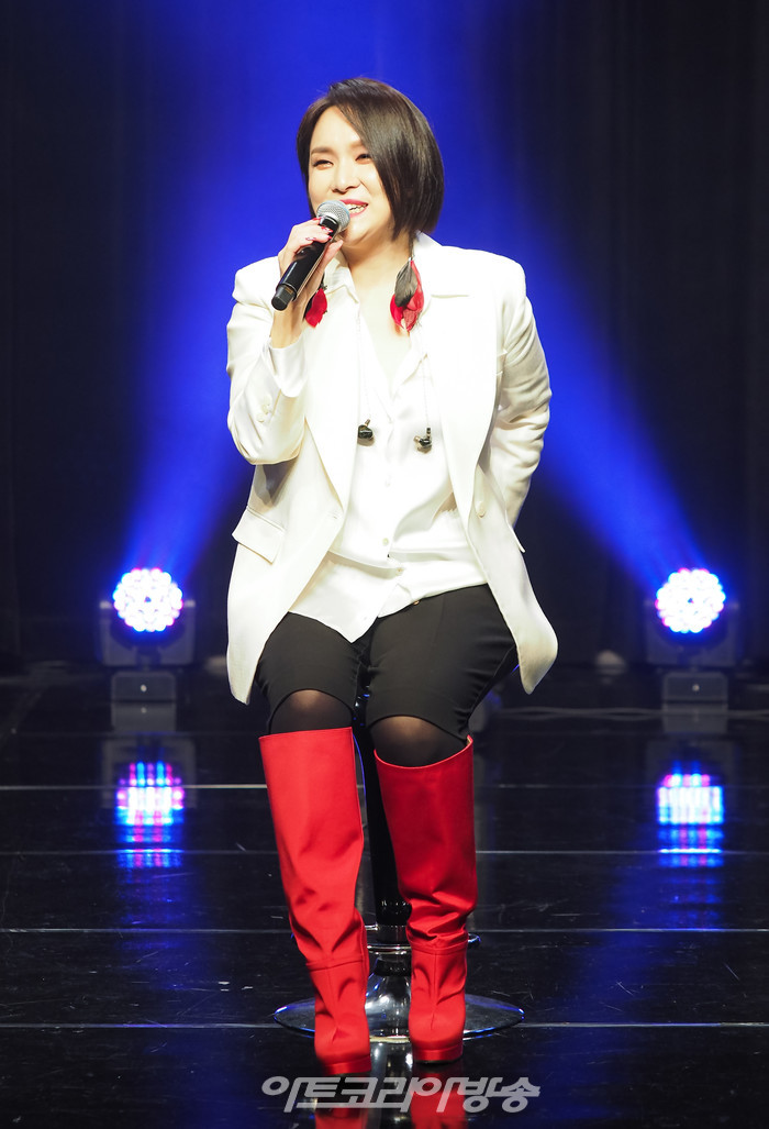 이지영 신곡 '퀸(Queen)' 발매 기념 쇼케이스. 2022.12.22 사진 ⓒ아트코리아방송 이용선 기자​