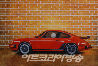 송기재_RED CAR_60.6x90.9cm_oil on canvas_2022