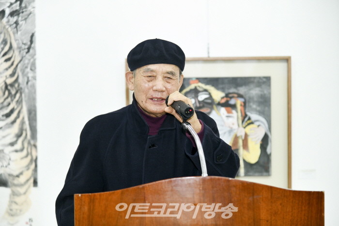 제16회 21세기 한국화전 개최-강정완 고문 인사말