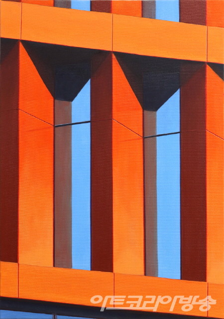 Untitled(LG-Campus, Magok, Seoul)_Oil on Canvas_70x50cm_2022 _ 잉고 바움가르텐 作