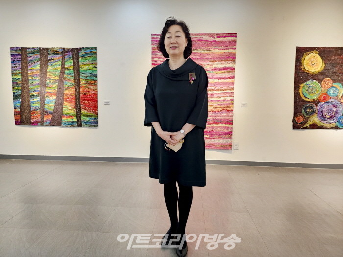 김은주 개인전 'balance of quilting & weaving2'