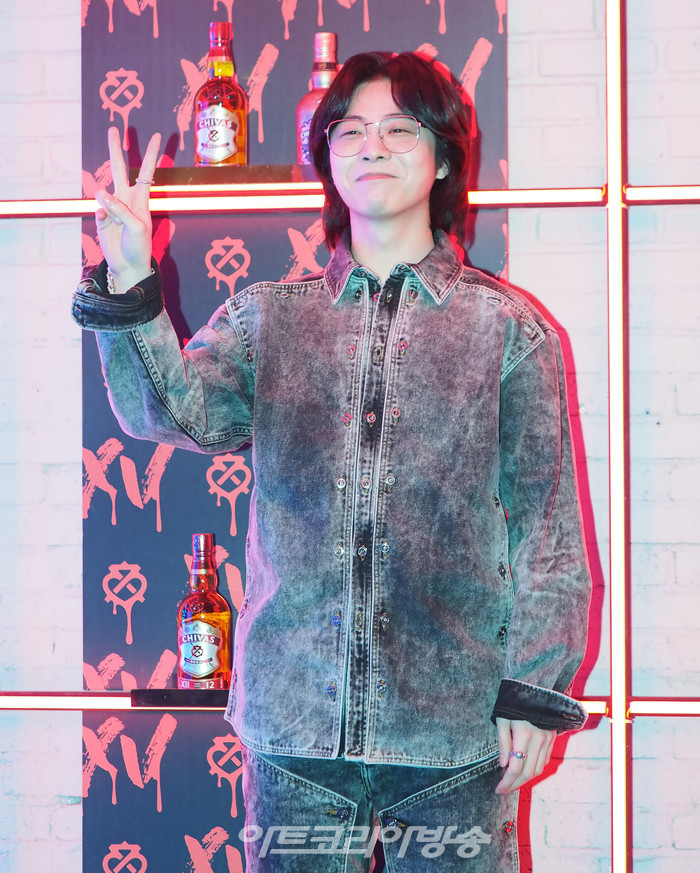 시바스(CHIVAS) 브랜드 팝업 스토어 '시바스 리갈 길'(CHIVAS REGAL GIL) 행사 포토월 행사(기리보이). 2023.01.11 사진 ⓒ아트코리아방송 이용선 기자​