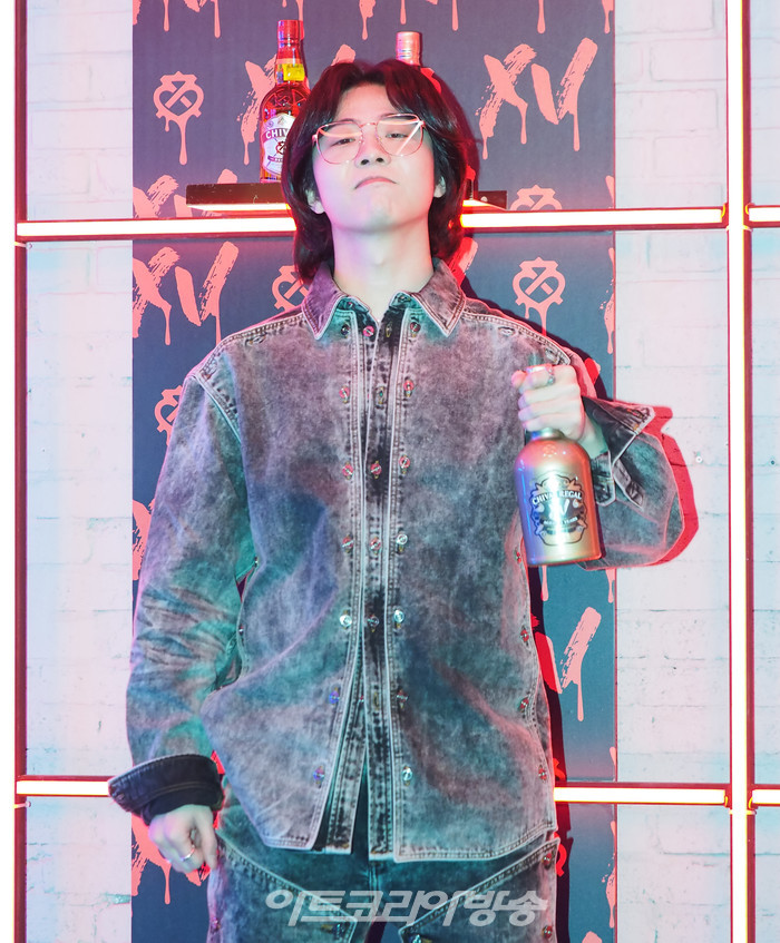 시바스(CHIVAS) 브랜드 팝업 스토어 '시바스 리갈 길'(CHIVAS REGAL GIL) 행사 포토월 행사(기리보이). 2023.01.11 사진 ⓒ아트코리아방송 이용선 기자​