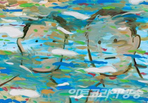 두 사람_oil on canvas_45.4x65.1cm_2022 / 김인혜 作 갤러리인