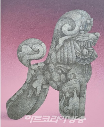 드롤 Drol 2023 Acrylic on canvas 72 x 91 cm