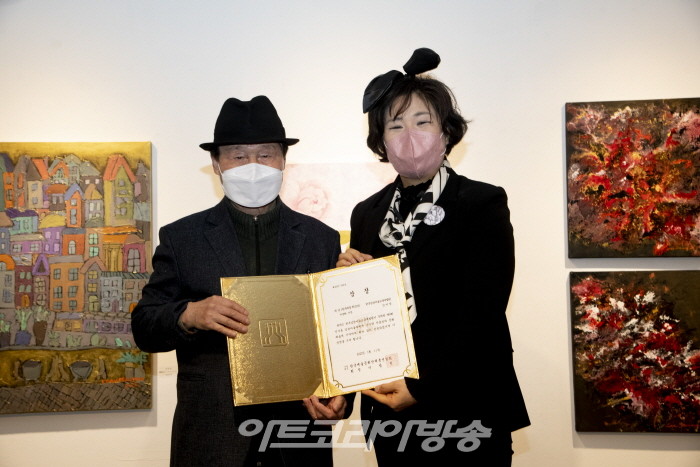 제9회 인사동 감성미술제 '상상초월'展-한국예총회장상 김미정 작가