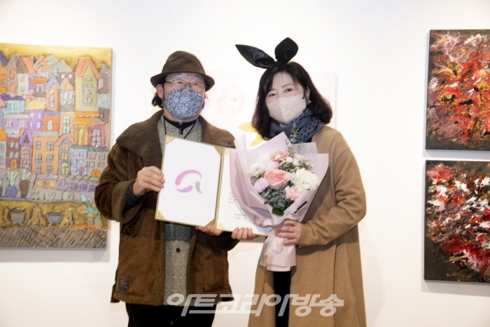 제9회 인사동 감성미술제 '상상초월'展-한국미술협회 이사장상 김원진 작가