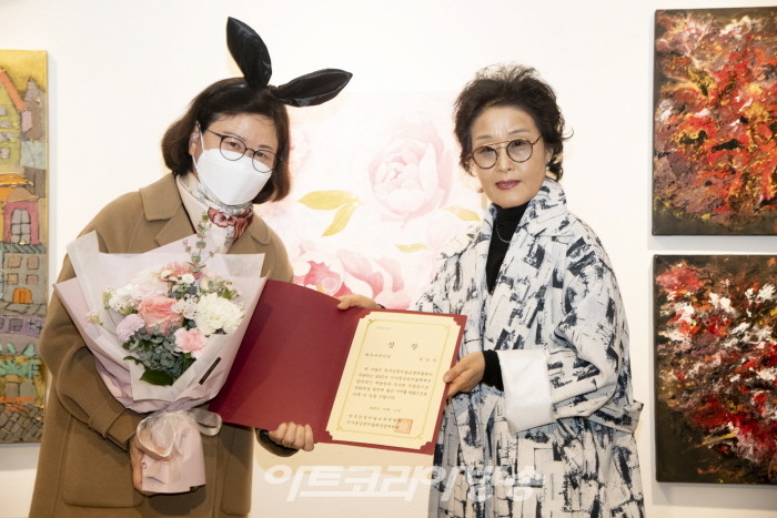 제9회 인사동 감성미술제 '상상초월'展-한국감성미술제 최우수작가상 장민자 작가