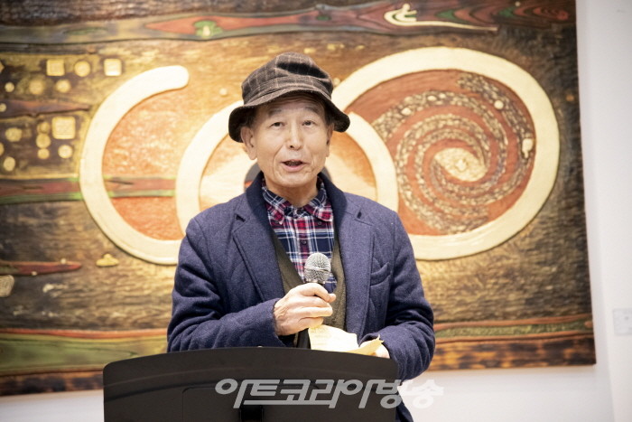 김정택 개인전 '지혜와 깨달음'-힐링학회 박헌열 회장 축사