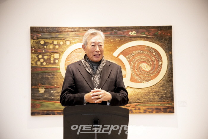 김정택 개인전 '지혜와 깨달음'-하정열 예비역 육군 소장 축사