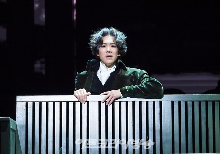 뮤지컬 '베토벤' 프레스콜(루드비히 반 베토벤 역 카이). 2023.01.19 사진 ⓒ아트코리아방송 이용선 기자​