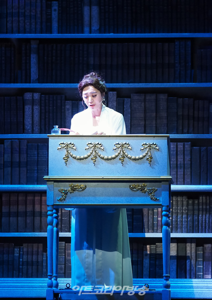 뮤지컬 '베토벤' 프레스콜(안토니 브렌타노 역 조정은). 2023.01.19 사진 ⓒ아트코리아방송 이용선 기자​