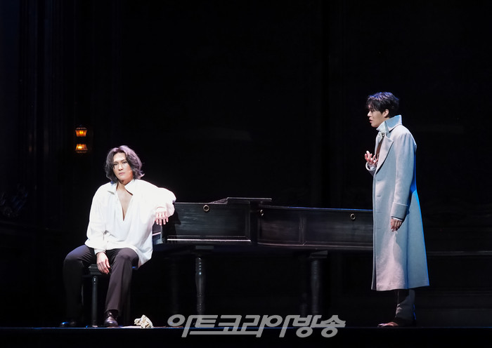 뮤지컬 '베토벤' 프레스콜(루드비히 반 베토벤 역 박은태, 카스파 반 베토벤 역 이해준). 2023.01.19 사진 ⓒ아트코리아방송 이용선 기자​
