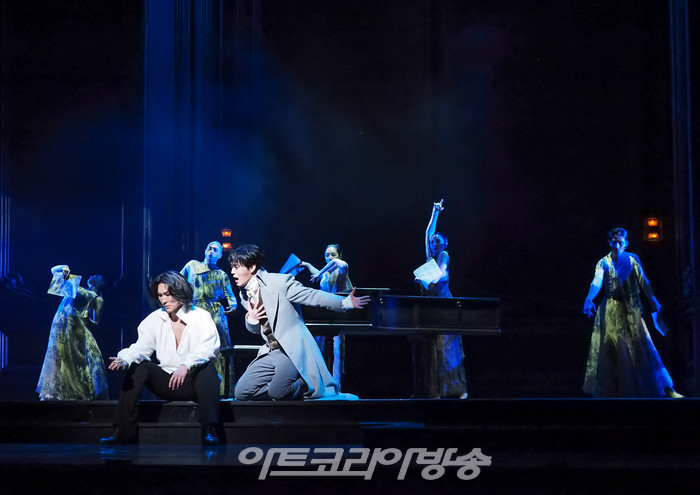 뮤지컬 '베토벤' 프레스콜(루드비히 반 베토벤 역 박은태, 카스파 반 베토벤 역 이해준). 2023.01.19 사진 ⓒ아트코리아방송 이용선 기자​