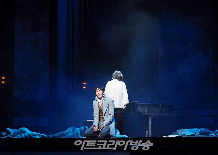 뮤지컬 '베토벤' 프레스콜(루드비히 반 베토벤 역 박은태, 카스파 반 베토벤 역 이해준). 2023.01.19 사진 ⓒ아트코리아방송 이용선 기자​