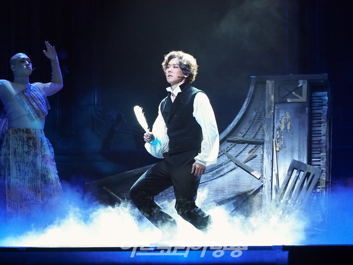 뮤지컬 '베토벤' 프레스콜(루드비히 반 베토벤 역 카이). 2023.01.19 사진 ⓒ아트코리아방송 이용선 기자​