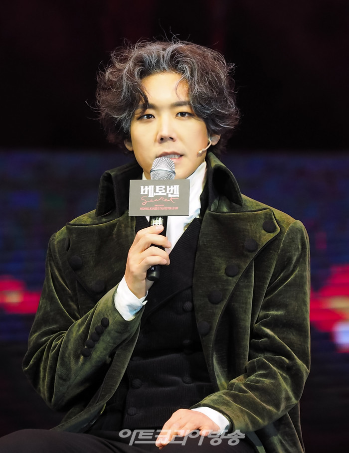 뮤지컬 '베토벤' 프레스콜(루드비히 반 베토벤 역 카이). 2023.01.19 사진 ⓒ아트코리아방송 이용선 기자​