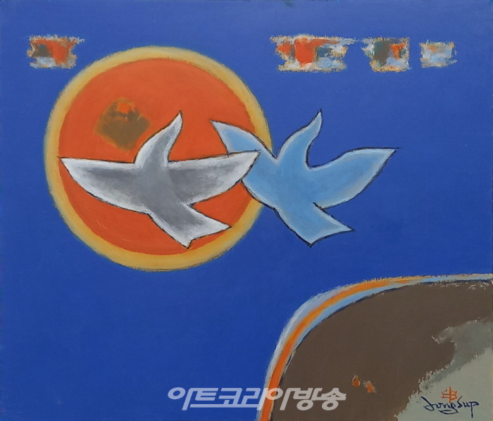 동행, 45.5x53.0xm, 2022