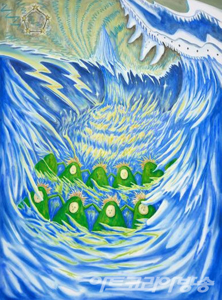 이준희 作_거센 비가 온다 2022_oil on canvas_116.8x91.0cm