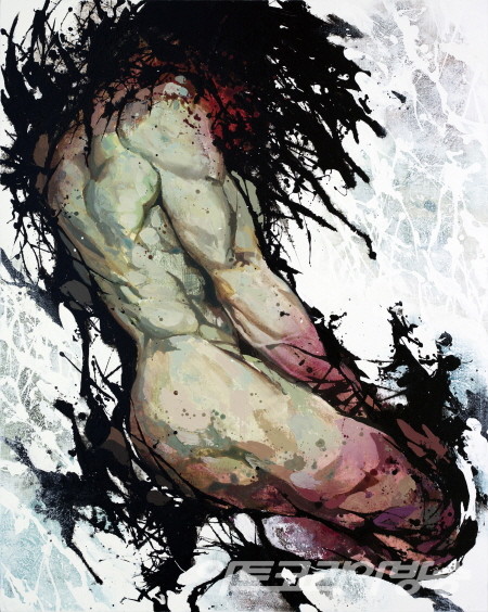 권영석 作_Shadowboxer_90.9x72.7cm_Acrylic on canvas_2020 _ 작가의 향기 展