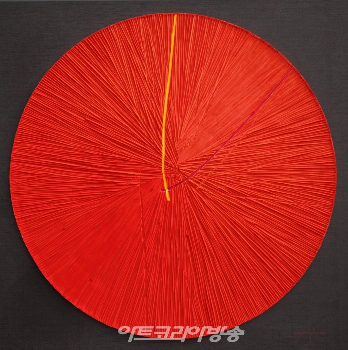 서정민] 선39, 140x140cm, 2022
