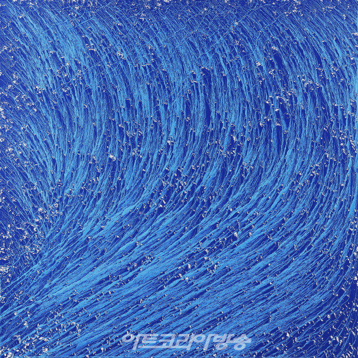 채성필] 물의초상, 100x100cm, 2021