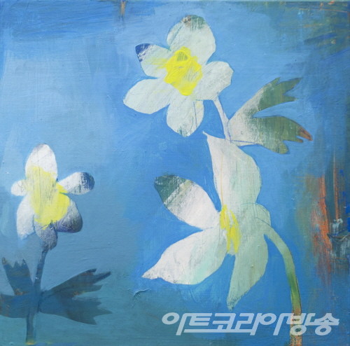 김민주 作_ Wild flower-02_24.2x24.2cm_acrylic on canvas_2020