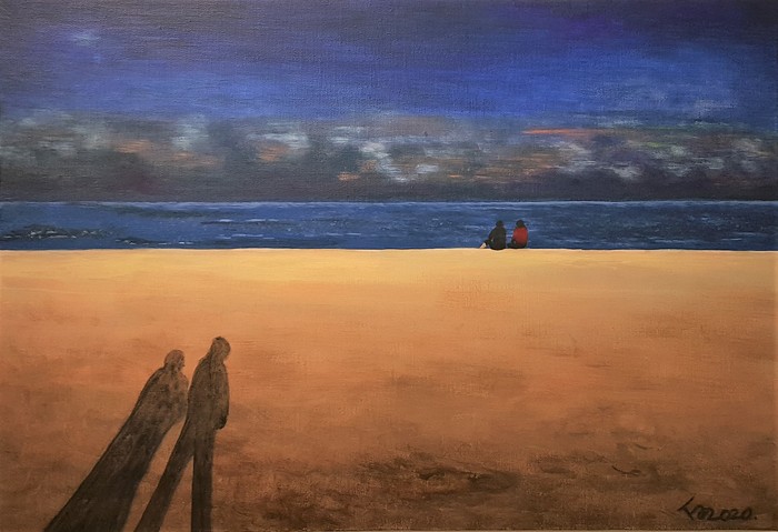                  백지상, 彼岸4_65.1x53_acrlylic on canvas_2020 