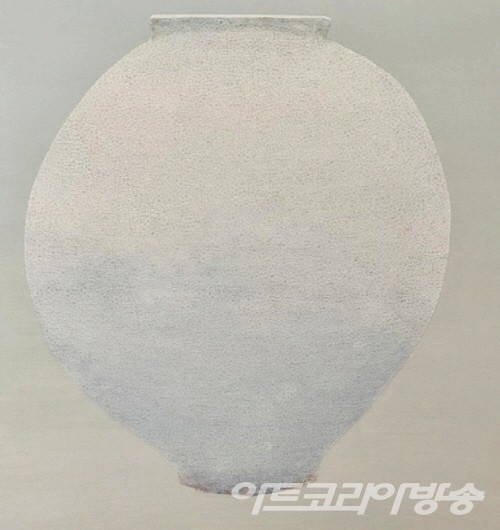 신란숙 作_마음항아리_석채 혼합재료_80x70cm