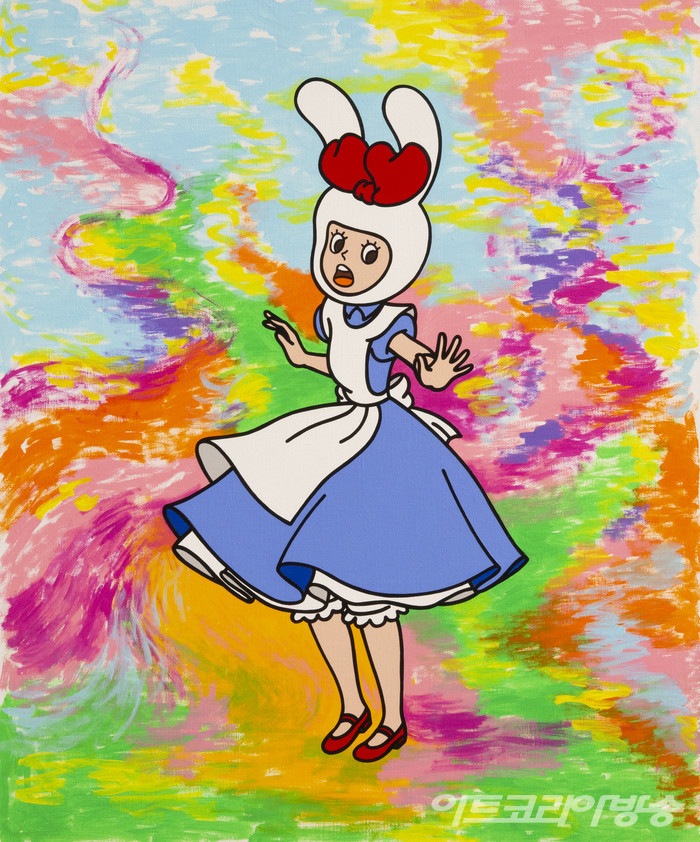 ARTNOM 作_Gazi, 60.6x72.7cm, Acrylic on canvas, 2023