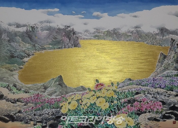 서울국제아트엑스포 2023 김옥희 작가 부스개인전