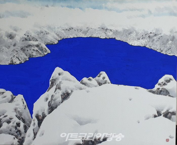 서울국제아트엑스포 2023 김옥희 작가 부스개인전