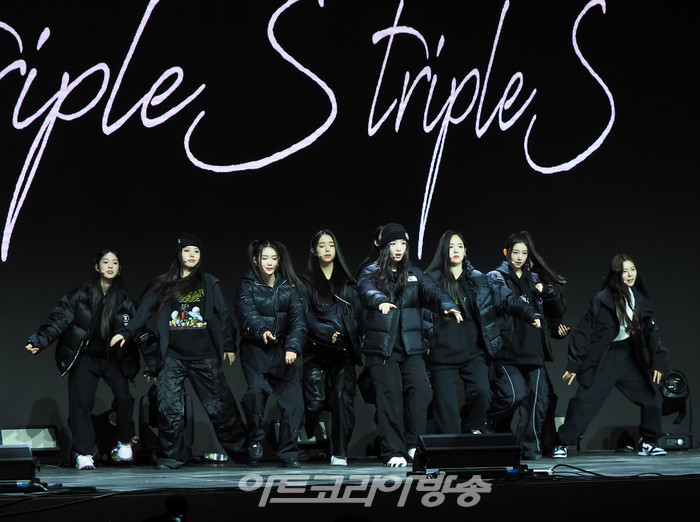 '트리플에스'(tripleS) '에셈블'(ASSEMBLE) 발매 기념 쇼케이스. 2023.02.13 사진 ⓒ아트코리아방송 이용선 기자​