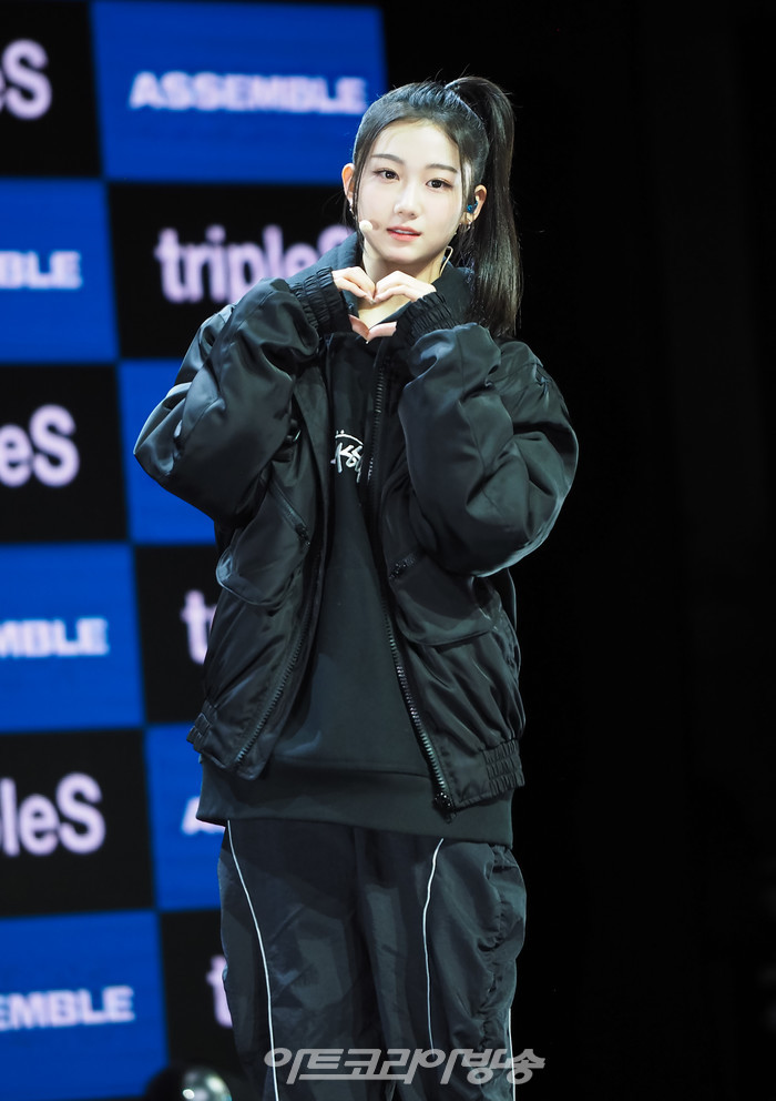 트리플에스 새 앨범 '어셈블'(ASSEMBLE) 발매 기념 쇼케이스(카에데) 2023.02.13 사진 ⓒ아트코리아방송 이용선 기자​