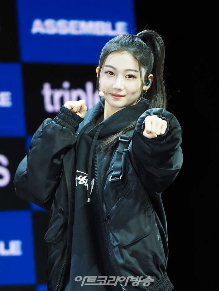 트리플에스 새 앨범 '어셈블'(ASSEMBLE) 발매 기념 쇼케이스(카에데) 2023.02.13 사진 ⓒ아트코리아방송 이용선 기자​