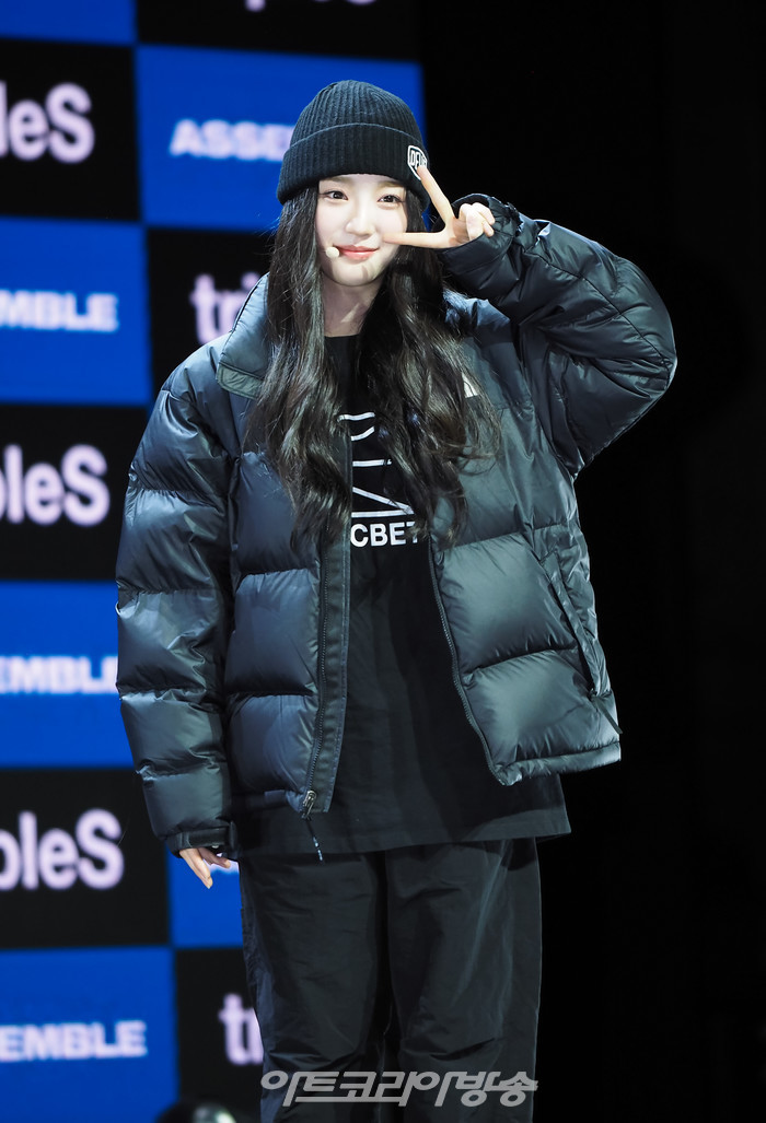 트리플에스 새 앨범 '어셈블'(ASSEMBLE) 발매 기념 쇼케이스(김유연) 2023.02.13 사진 ⓒ아트코리아방송 이용선 기자​