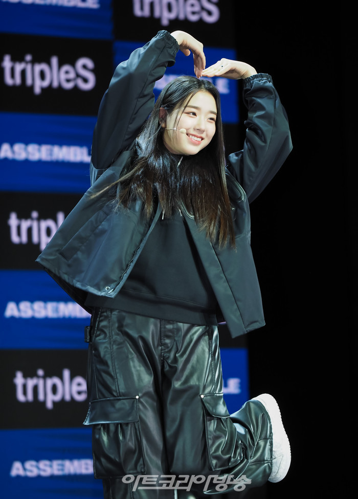 트리플에스 새 앨범 '어셈블'(ASSEMBLE) 발매 기념 쇼케이스(김채연) 2023.02.13 사진 ⓒ아트코리아방송 이용선 기자​