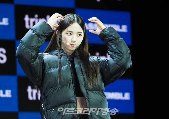 트리플에스 새 앨범 '어셈블'(ASSEMBLE) 발매 기념 쇼케이스(이지우) 2023.02.13 사진 ⓒ아트코리아방송 이용선 기자​