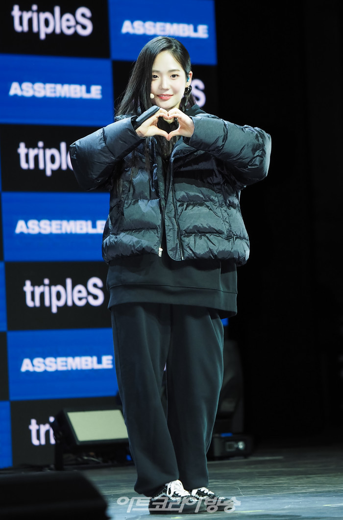 트리플에스 새 앨범 '어셈블'(ASSEMBLE) 발매 기념 쇼케이스(윤서연) 2023.02.13 사진 ⓒ아트코리아방송 이용선 기자​