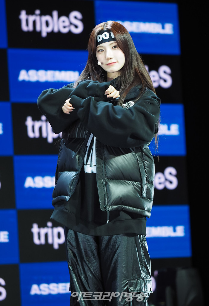 트리플에스 새 앨범 '어셈블'(ASSEMBLE) 발매 기념 쇼케이스(김나경) 2023.02.13 사진 ⓒ아트코리아방송 이용선 기자​