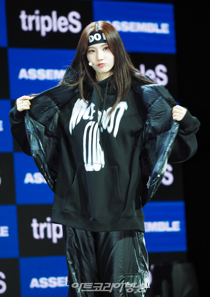 트리플에스 새 앨범 '어셈블'(ASSEMBLE) 발매 기념 쇼케이스(김나경) 2023.02.13 사진 ⓒ아트코리아방송 이용선 기자​
