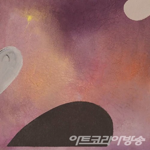 최윤정 作 _ A Love Poem 2 Mixed media on canvas, korean paper 2021