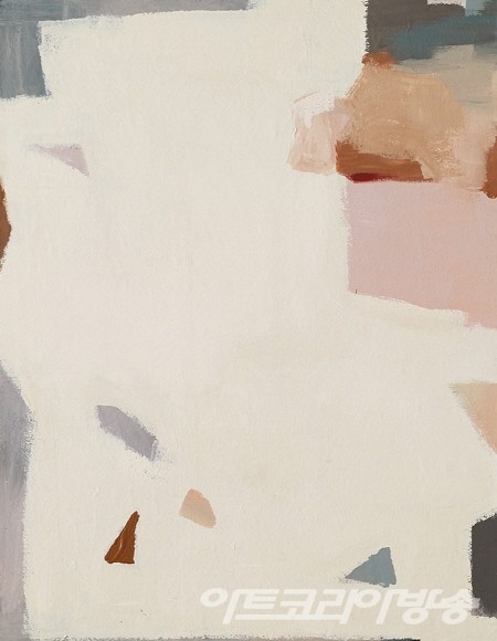 최윤정 作 _ The Pieces of Inner Side ,116.8x91.0cm,  Oil oncanvas,Korean Paper 2020