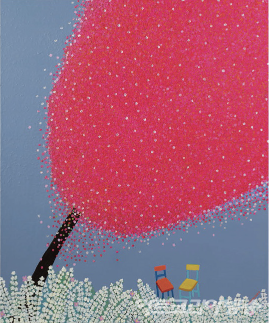 이정아 作 _ Inviting You 2023 80.3cm×65.1cm Acrylic