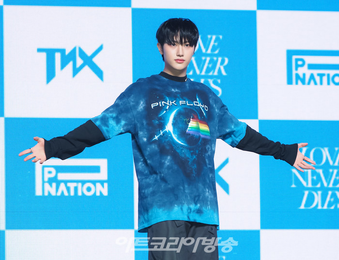 TNX 두 번째 미니앨범 '러브 네버 다이'(Love Never Dies) 발매 기념 쇼케이스(최태훈). 2023.02.15 사진 ⓒ아트코리아방송 이용선 기자​