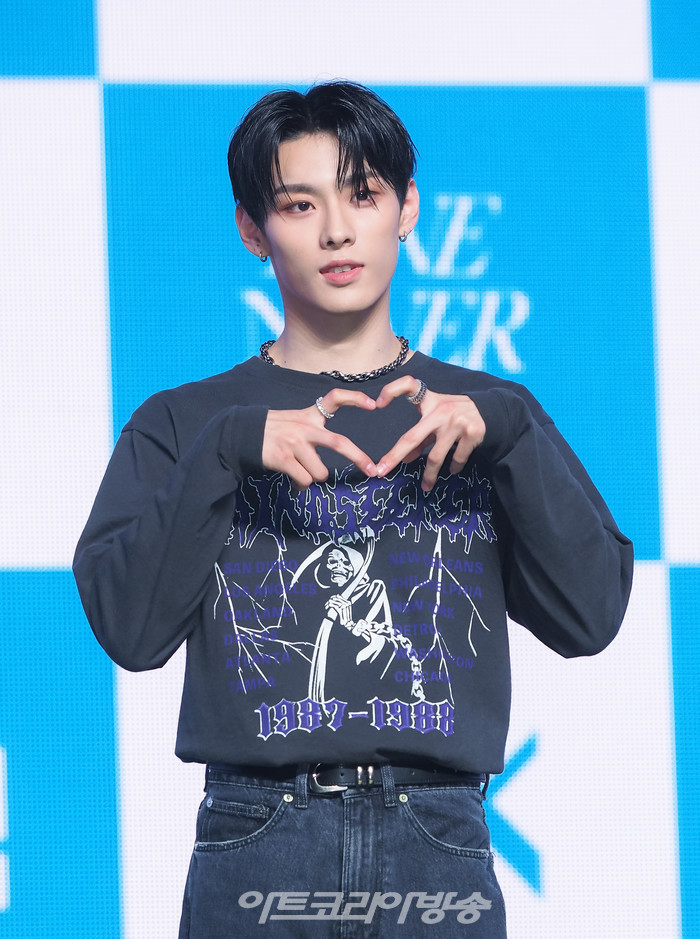 TNX 두 번째 미니앨범 '러브 네버 다이'(Love Never Dies) 발매 기념 쇼케이스(우경준). 2023.02.15 사진 ⓒ아트코리아방송 이용선 기자​